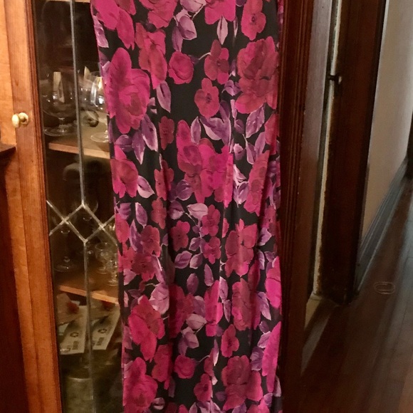 Multicolored lined maxi dress - Picture 4 of 5